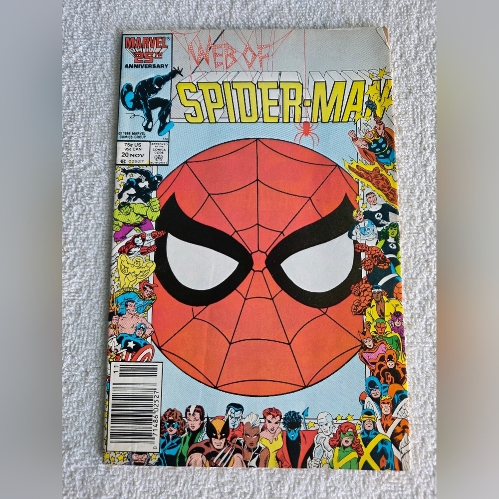 Web Of Spider-Man Comic 25th ANNIVERSARY MARVEL